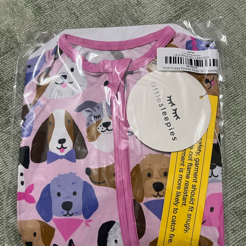 Little Sleepies Multicolor Puppy Print Pajamas